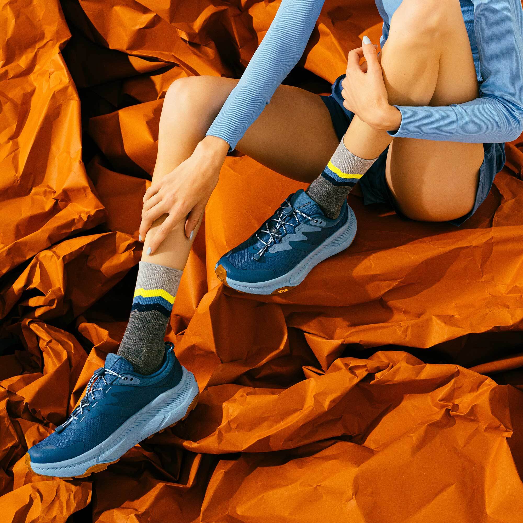 Merino 10 Max Cushion Mini Crew Socks for Men & Women - Ultra Soft Wool Hiking & Running Socks - Perfect for Outdoor Activities, Travel & Everyday Comfort