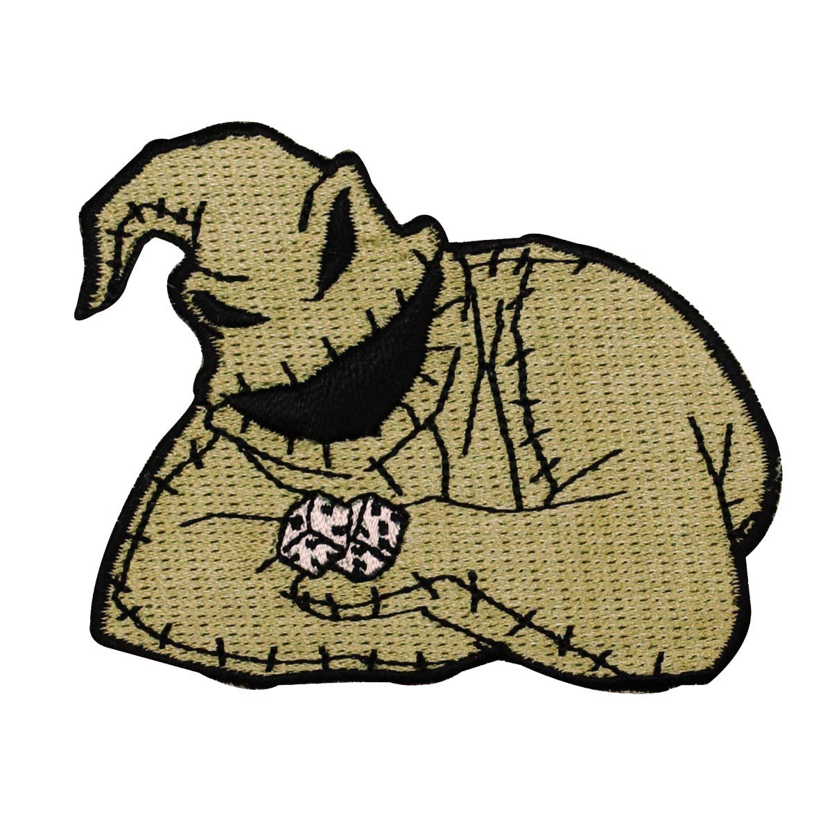 Oogie Boogie Iron-On Patch - The Nightmare Before Christmas Character Applique for DIY Costumes, Jackets & Bags | Halloween & Cosplay Accessories