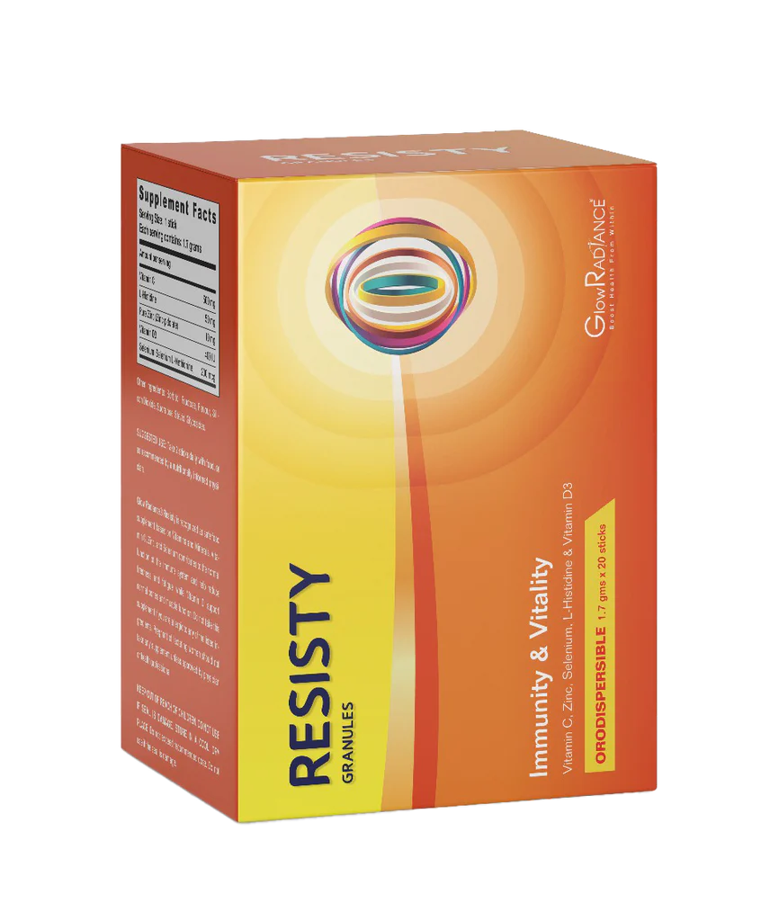 Glow Radiance Resisty Granules - Brightening & Anti-Aging Skincare for Face & Body | Perfect for Night Routine & Daily Glow Boost