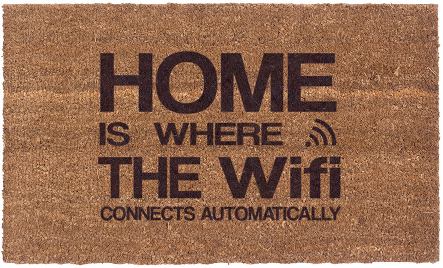 Automatic WiFi Smart Coir Doormat - Self-Cleaning, Waterproof, Non-Slip Entrance Mat for Home & Office - Perfect for Indoor/Outdoor Use at Front Door, Patio, Garage