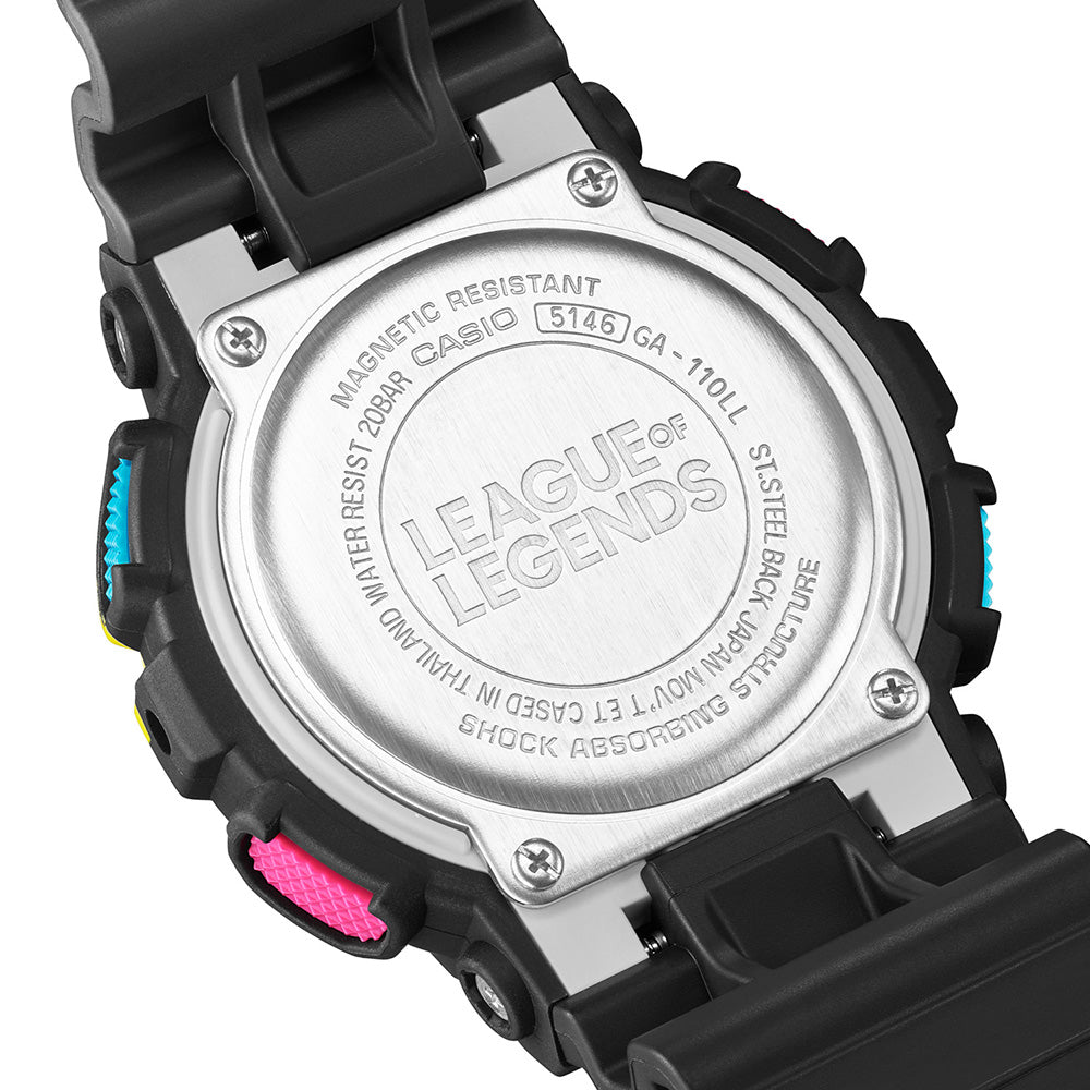 G Shock GA110LL 1A League of Legends Unisex Digital Watch - Stylish Gaming & Outdoor Sports Watch for Men and Women