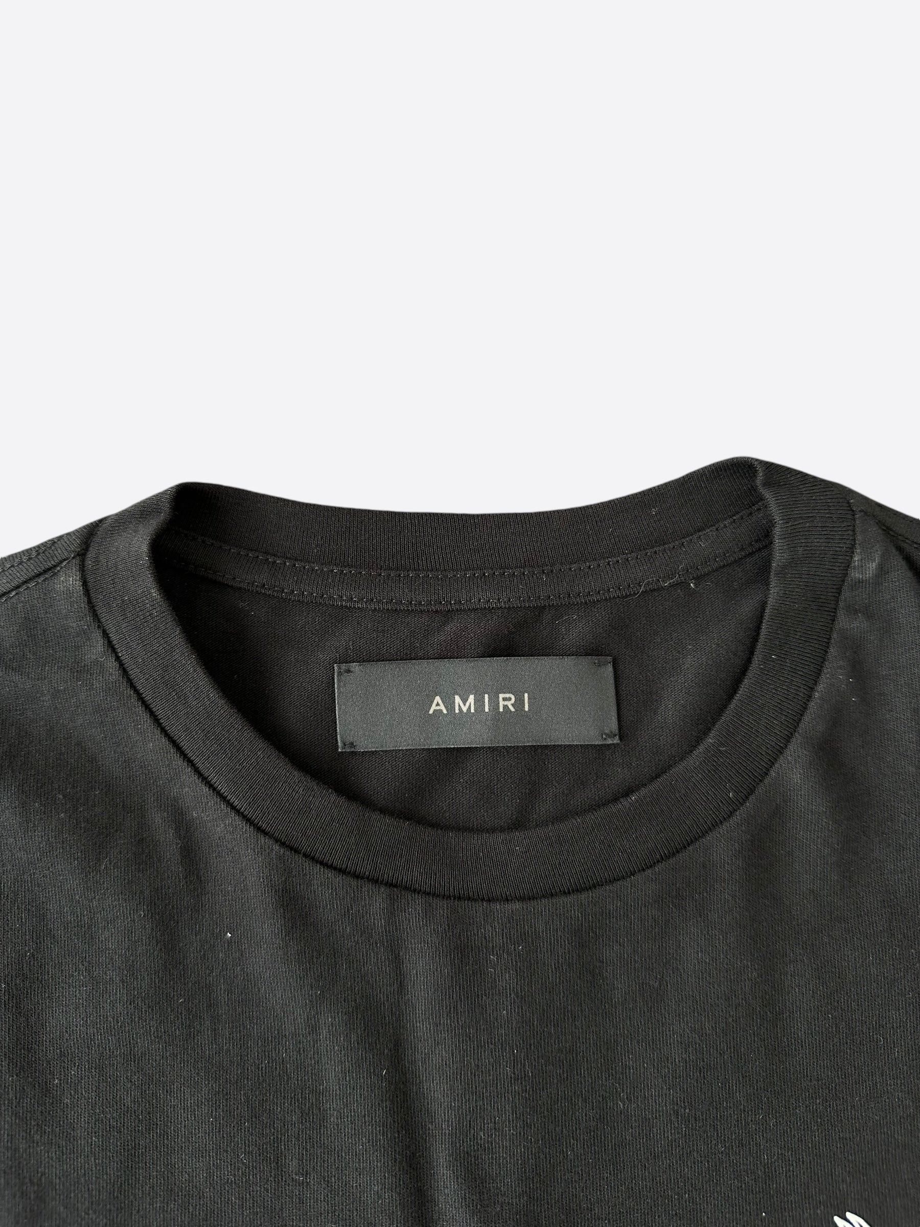 Amiri Black & White Precious Memories Graphic T-Shirt for Men - Casual Streetwear Tee for Everyday Wear & Outfits