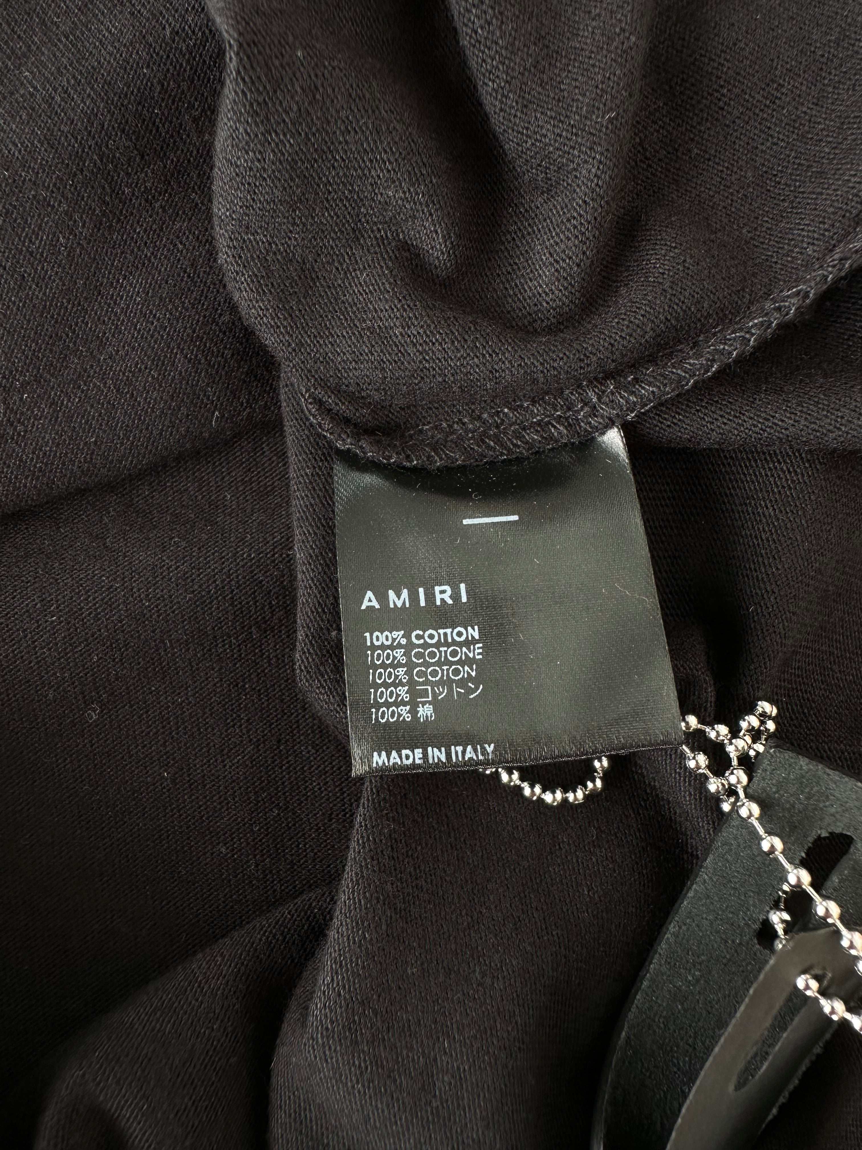 Amiri Black & White Precious Memories Graphic T-Shirt for Men - Casual Streetwear Tee for Everyday Wear & Outfits