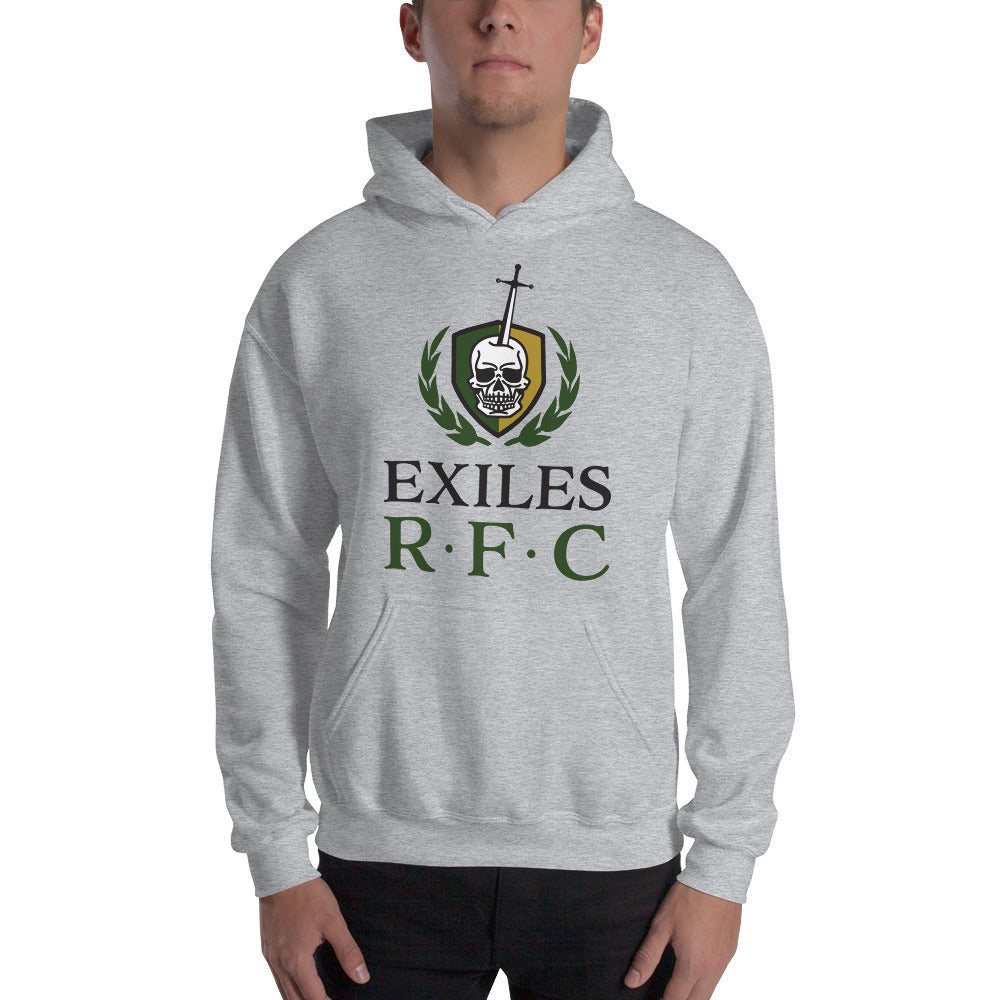 Exiles RFC Heavy Blend Hoodie - Premium Cotton Pullover for Men & Women - Cozy Winter Sweatshirt for Rugby Fans & Outdoor Activities