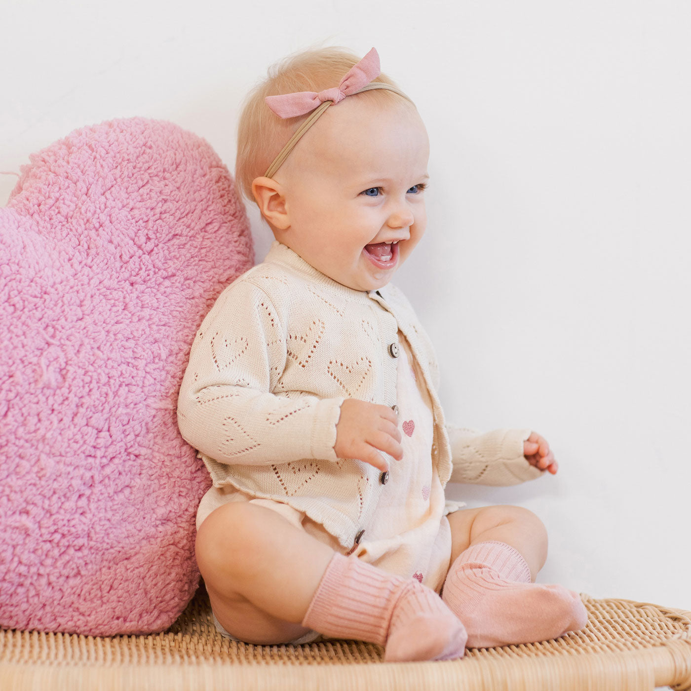 Bonnie Romper with Heart Embroidery - Vintage Style Baby Jumpsuit for Girls | Perfect for Photoshoots, Parties & Everyday Wear