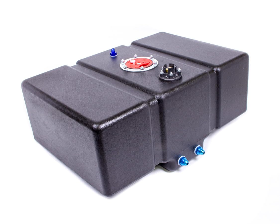 16 Gallon Professional Drag Racing Fuel Cell with 70-10 No Foam Baffle - High Performance Fuel Storage for Race Cars, Hot Rods & Off-Road Vehicles