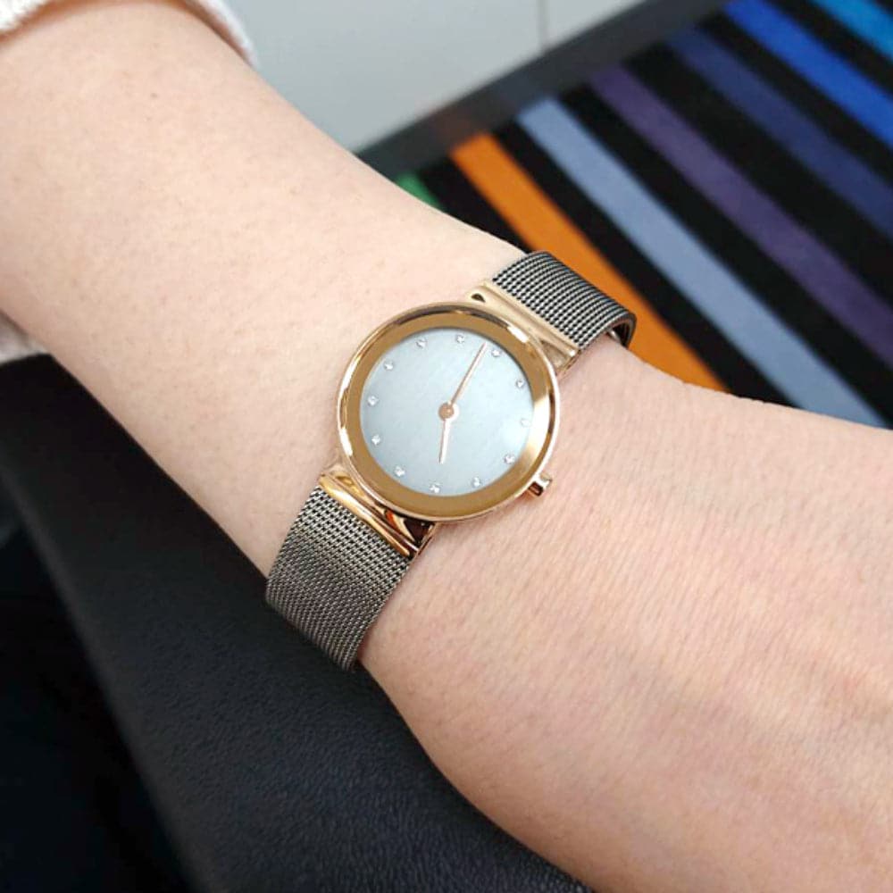 BERING 10126 369 Classic Women's Watch - Elegant Stainless Steel Analog Timepiece with Mineral Crystal, Water Resistant for Everyday Wear & Office Use