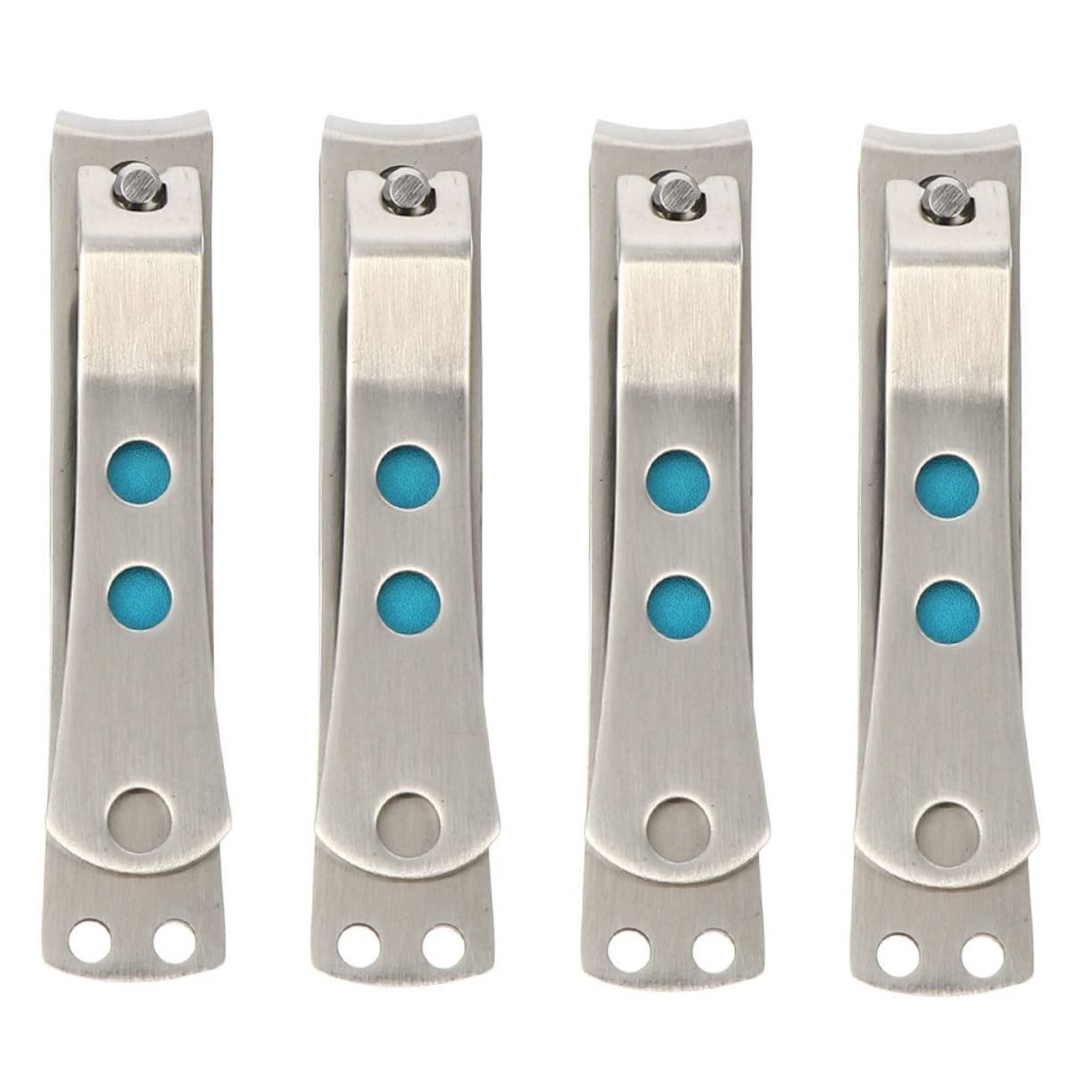 Cabilock 4-Piece Stainless Steel Baby Nail Clipper Set - Safe & Gentle Nail Trimmer for Infants & Toddlers - Includes Toe Nail Clippers, Baby Nail Scissors & Nail File - Perfect for Newborn Care & Pediatric Grooming