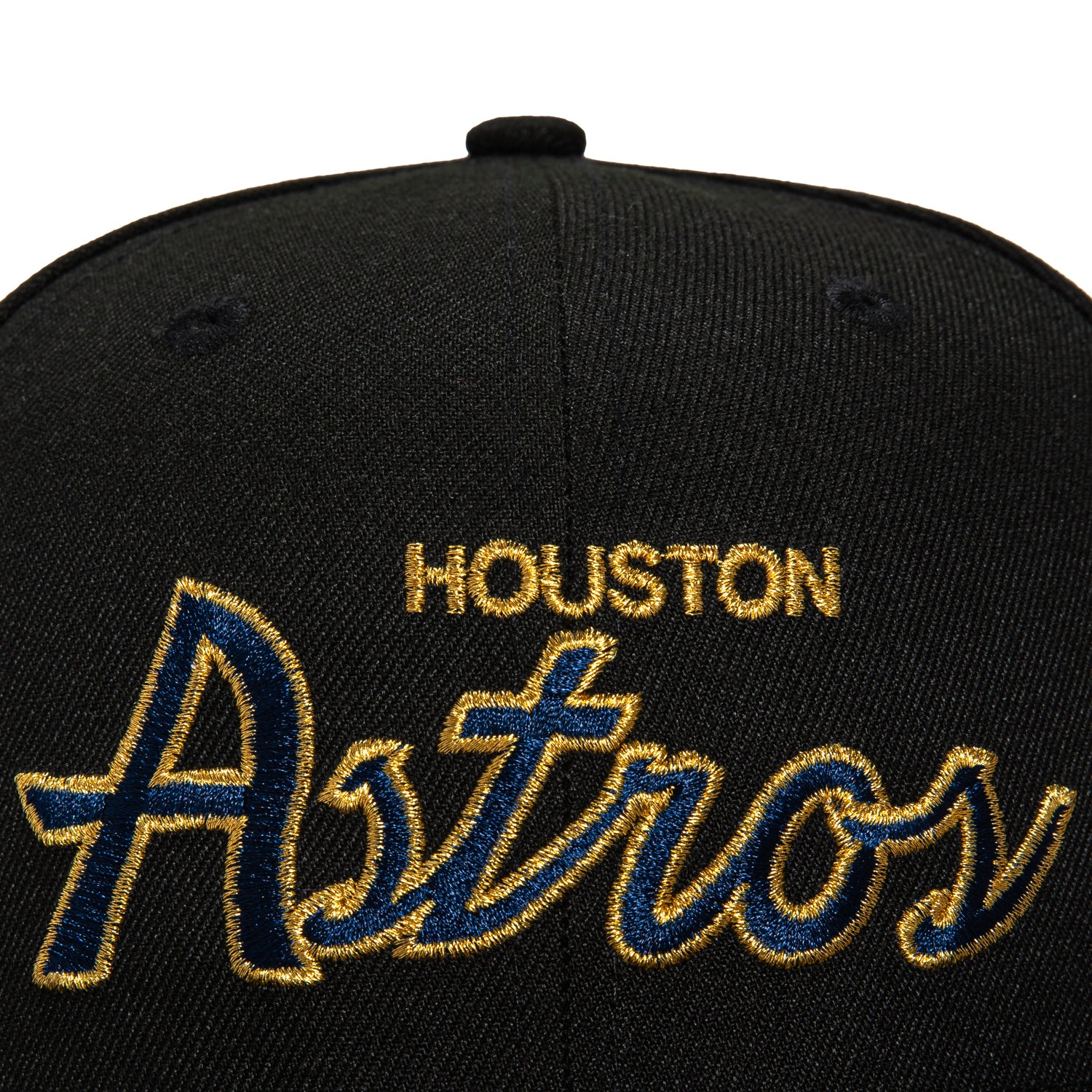 New Era 59Fifty Houston Astros Logo Patch Script Hat - Black MLB Baseball Cap for Men & Women - Perfect for Games, Fan Gear & Streetwear Fashion