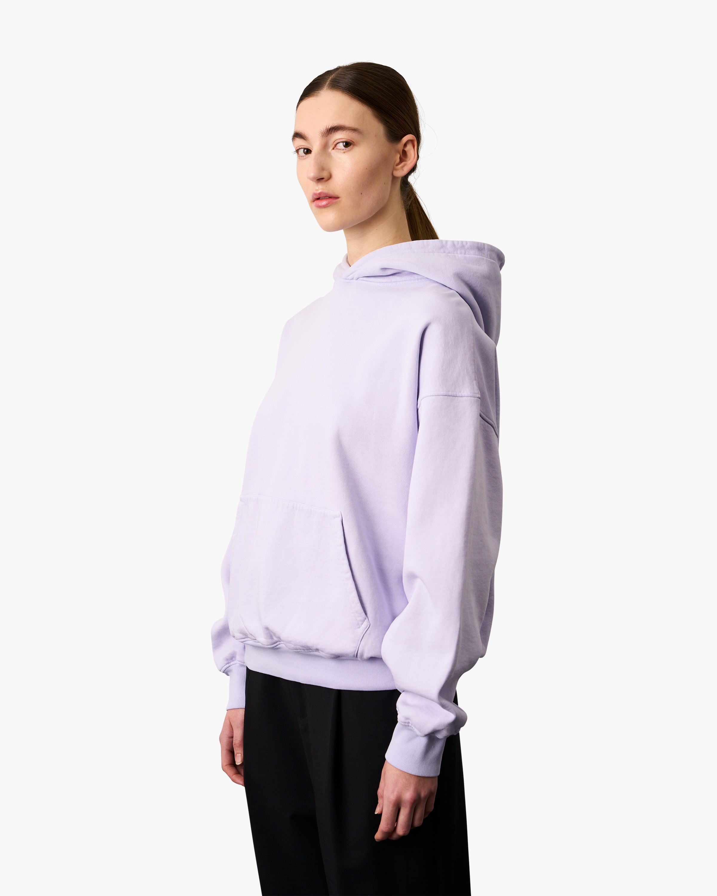 Organic Oversized Hoodie for Men & Women - Soft & Comfortable Pullover Sweatshirt - Lava Grey - Perfect for Casual Wear, Lounging & Outdoor Activities