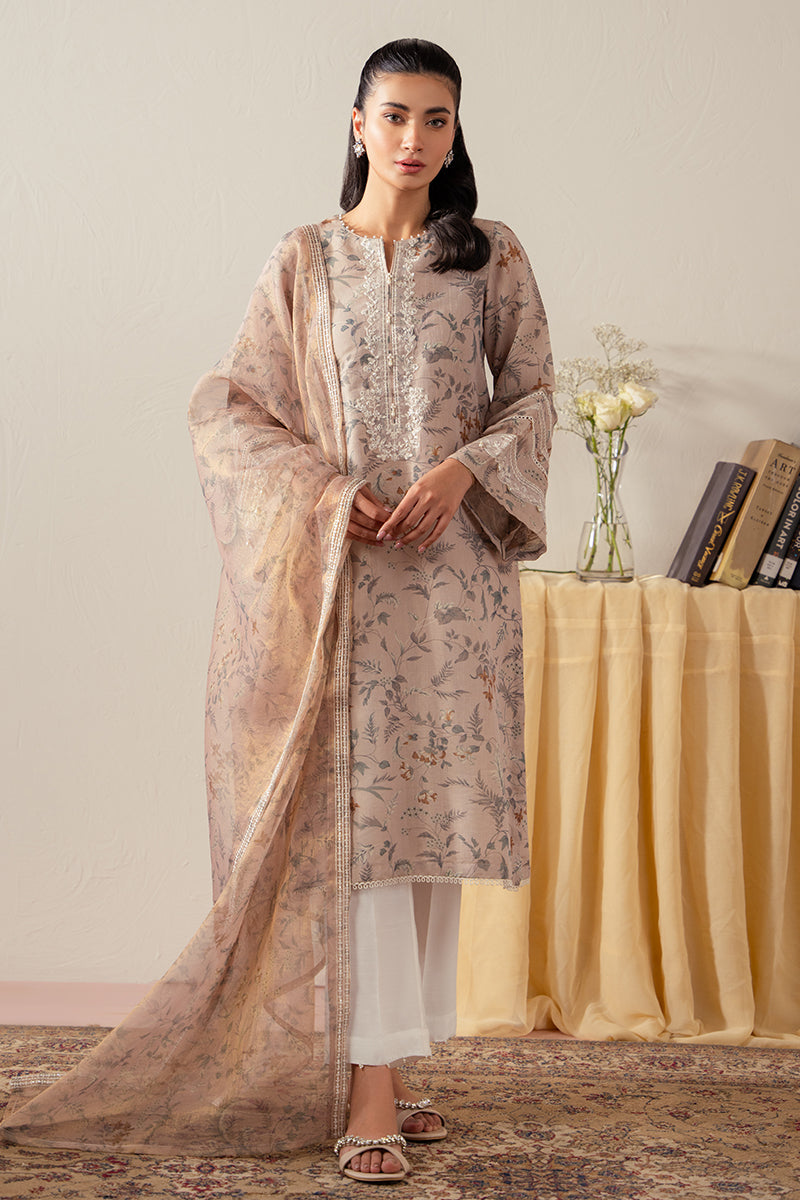 Midnight Stone 2-Piece Set (Shirt & Dupatta) - Elegant Ethnic Outfit for Women, Perfect for Weddings, Parties & Festive Occasions