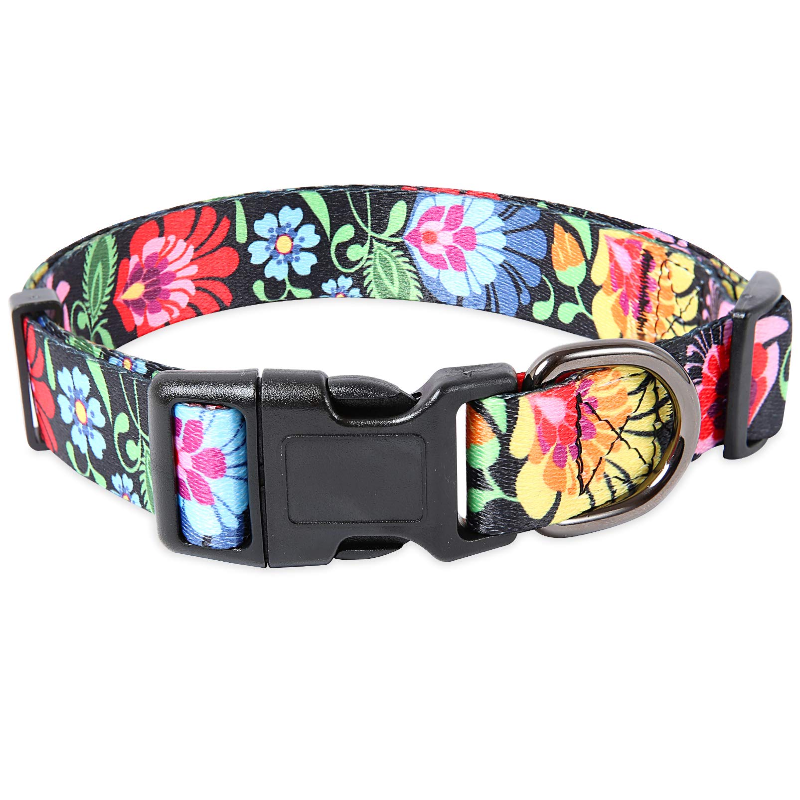 Premium Adjustable Dog Collar for Small, Medium & Large Dogs - Soft Padded Puppy Collar with Durable Metal Buckle | Perfect for Daily Walks, Training & Outdoor Adventures