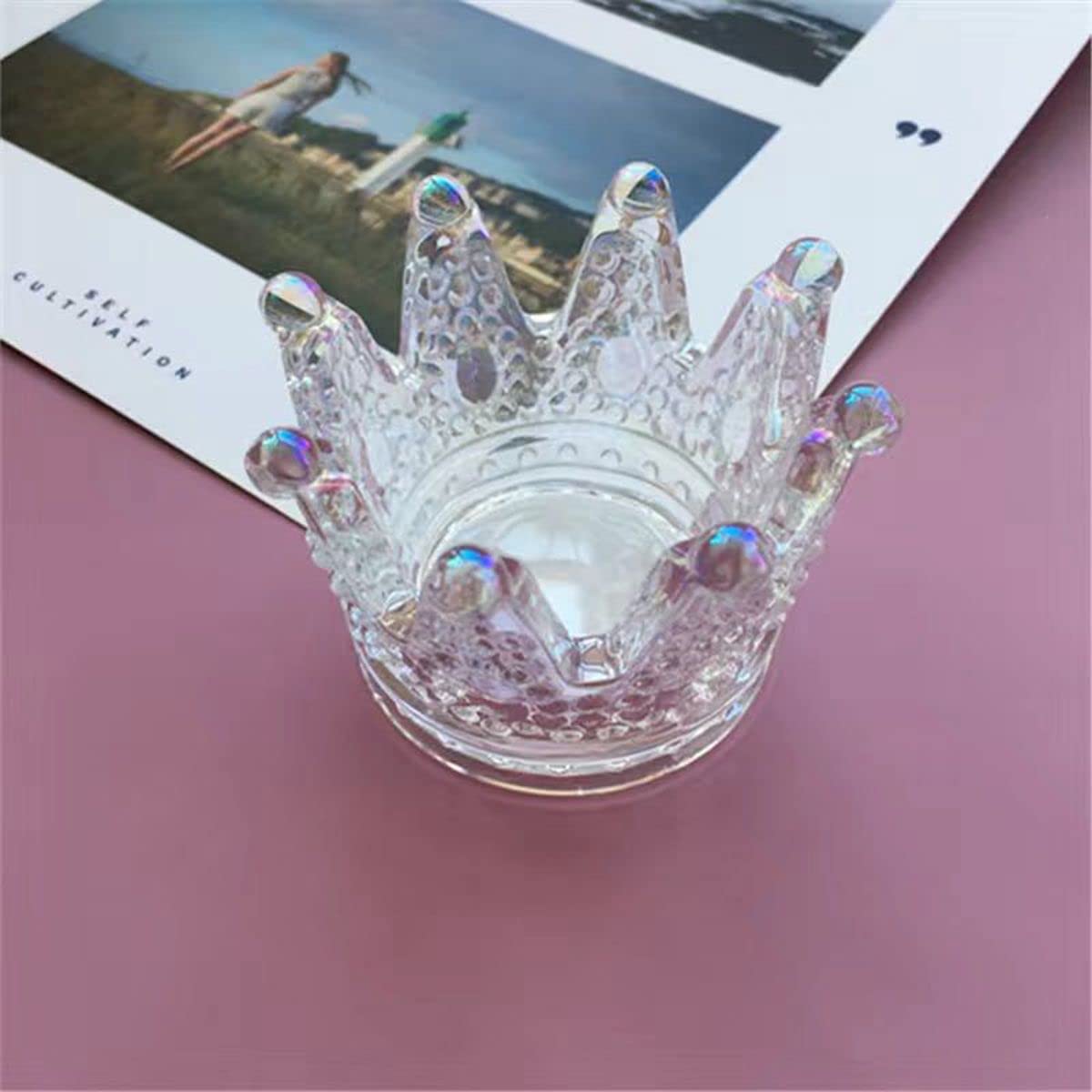 Clear Glass Tealight Holders - Elegant Votive Candle Holders & Pillar Candle Stands for Wedding Decor, Party Centerpieces, Romantic Dinner, Home Table Decoration - Perfect for Christmas, Thanksgiving & Special Occasions