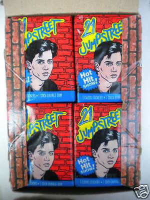 Vintage 21 Jump Street Trading Cards Full Box 1985 - Collectible Johnny Depp Memorabilia for TV Show Fans & 80s Nostalgia Lovers - Perfect for Display, Gifts, and Pop Culture Collections