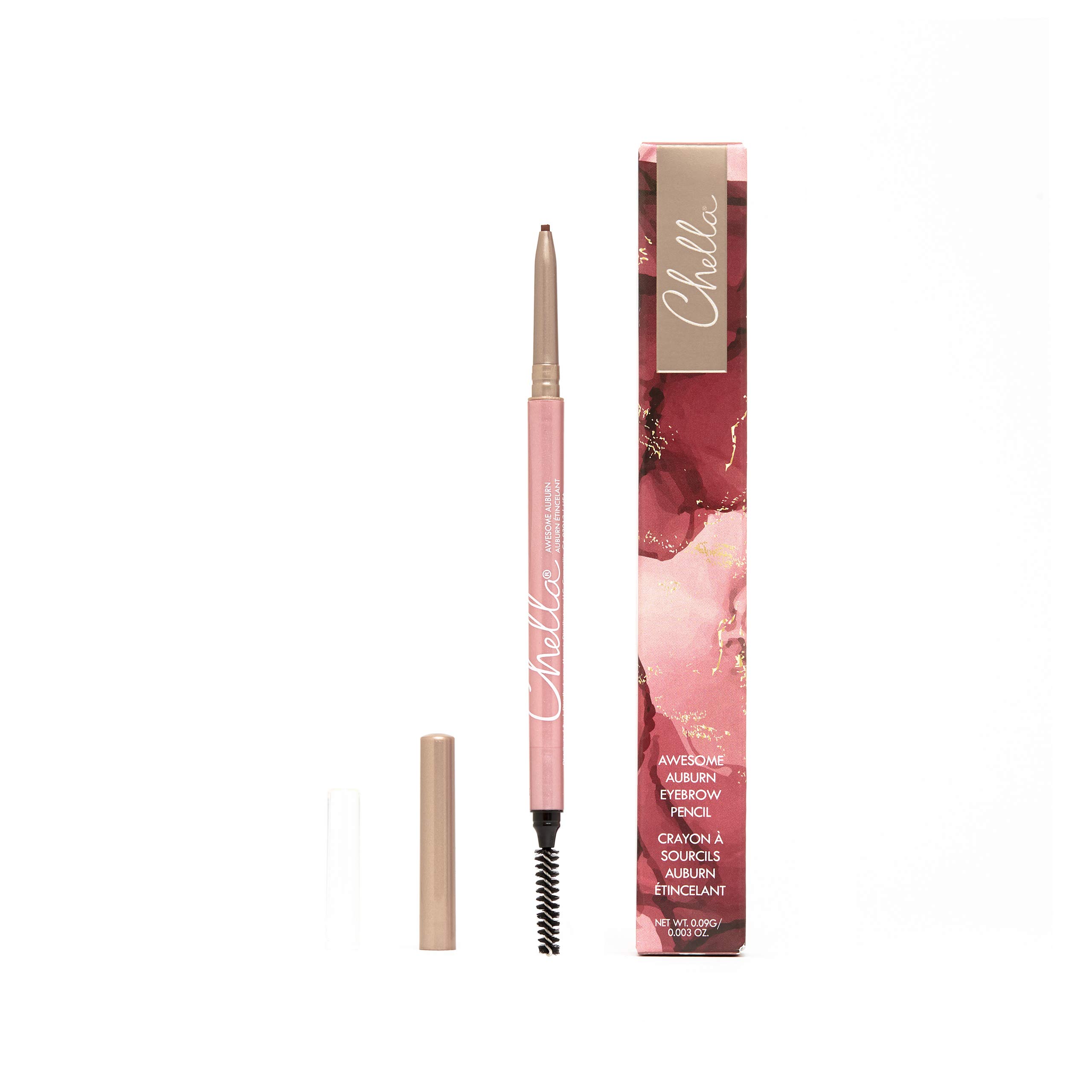 Chella Good Drama Vegan Mascara & Eyebrow Pencil Set - Cruelty-Free Auburn Beauty Kit for Natural Look | Perfect for Everyday Makeup & Special Occasions