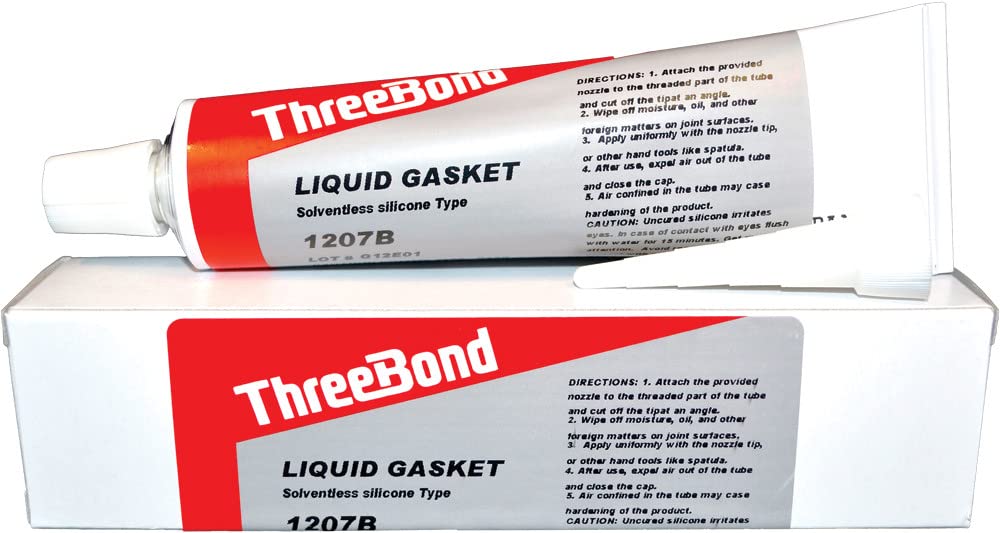 Three Bond Gasket Maker (Black) 3.5 OZ - High Temperature Resistant Sealant for Automotive, Marine & Industrial Use - Perfect for Engine Gaskets, Pipe Joints & Metal Repairs