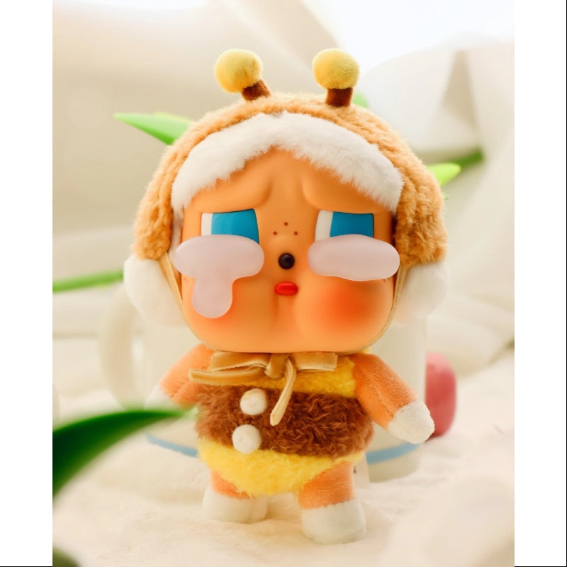 Crybaby Crying Again Series Vinyl Face Plush Doll - I'll Bring You A Flower Kawaii Collectible Toy | Perfect for Anime Fans, Cute Room Decor & Emotional Support Gifts