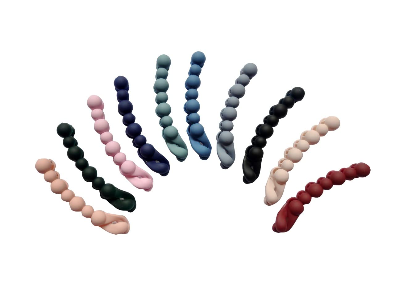 DENICRAAS Large Hair Claw Clips for Women & Girls - 10pcs Banana Hair Clips Set - Strong Hold Hair Accessories for Thick Hair, Ponytails & Updos - Perfect for Work, Gym & Everyday Styling