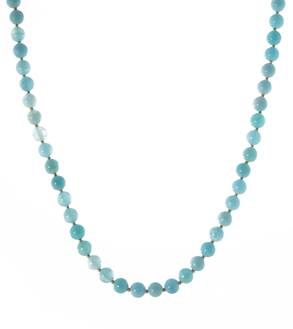 Galit Copper Pectolite Necklace - Healing Crystal Jewelry for Women - Perfect for Meditation, Energy Balancing & Spiritual Gifts