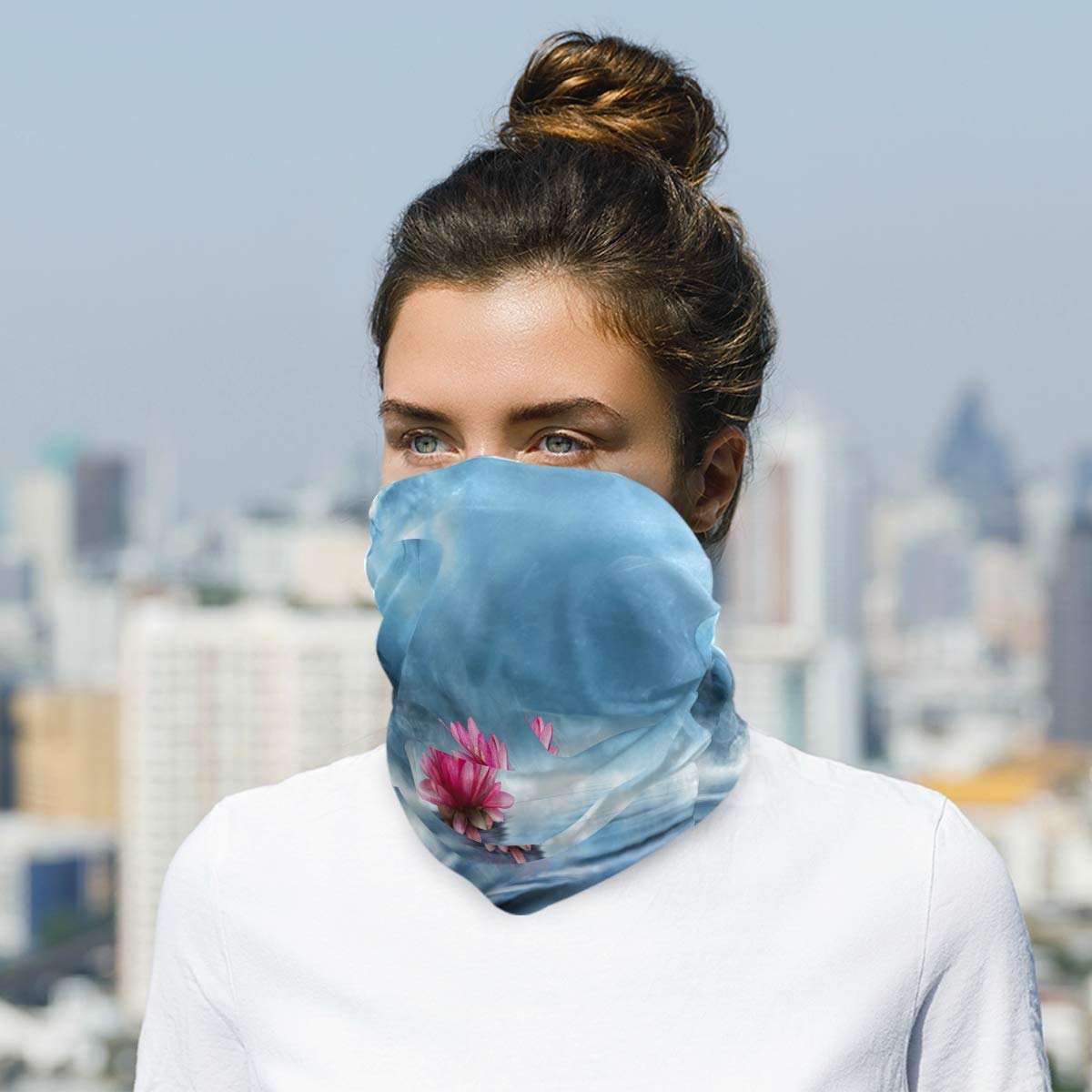Zen Peaceful Scenery Bandana Face Mask - Breathable Neck Gaiter & Headband for Women & Men | Perfect for Hiking, Cycling, Running & Outdoor Sports