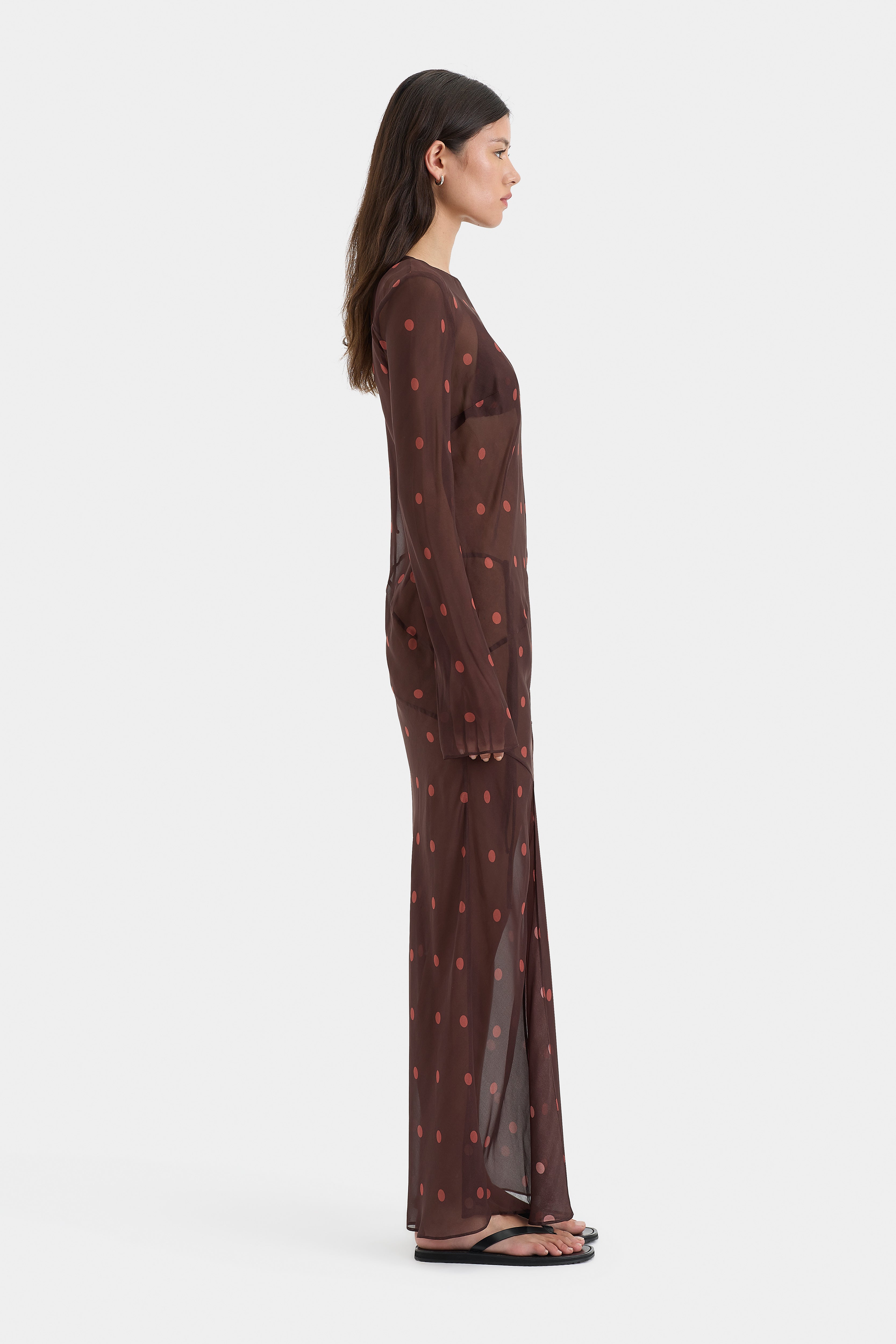 Elegant Toni Long Sleeve Dress for Women - Flowy Casual & Formal Wear - Perfect for Office, Party & Date Night Outfits