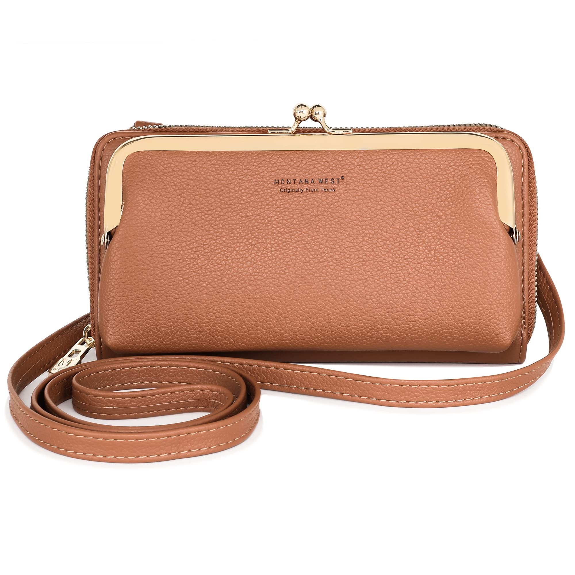 Montana West Small RFID Blocking Crossbody Purse for Women - Stylish Cell Phone Wallet for Everyday Use, Travel & Shopping