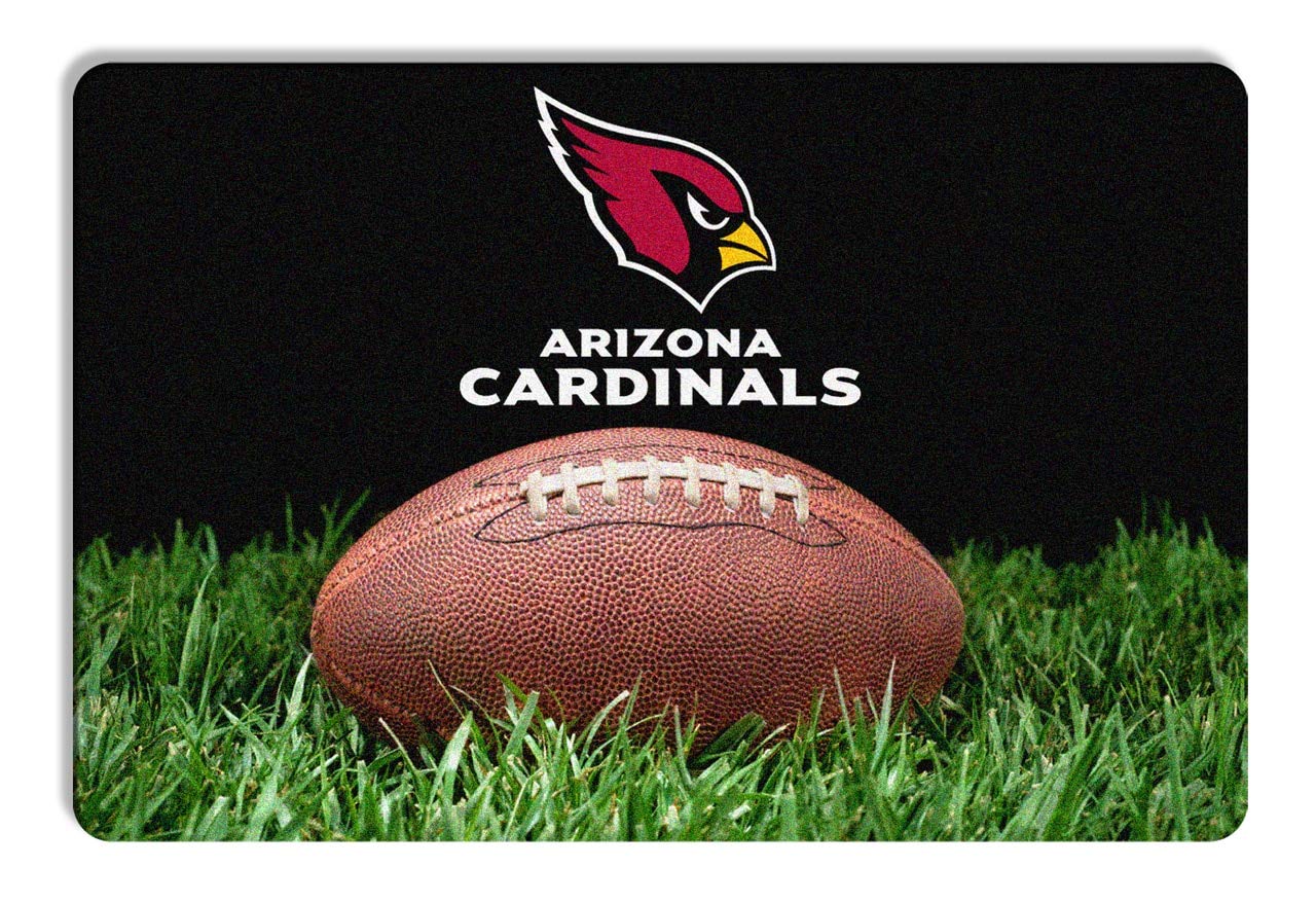 Arizona Cardinals NFL Pet Bowl Mat - Large Non-Slip Dog & Cat Food Mat for Game Day, Home Decor, and Sports Fan Gifts