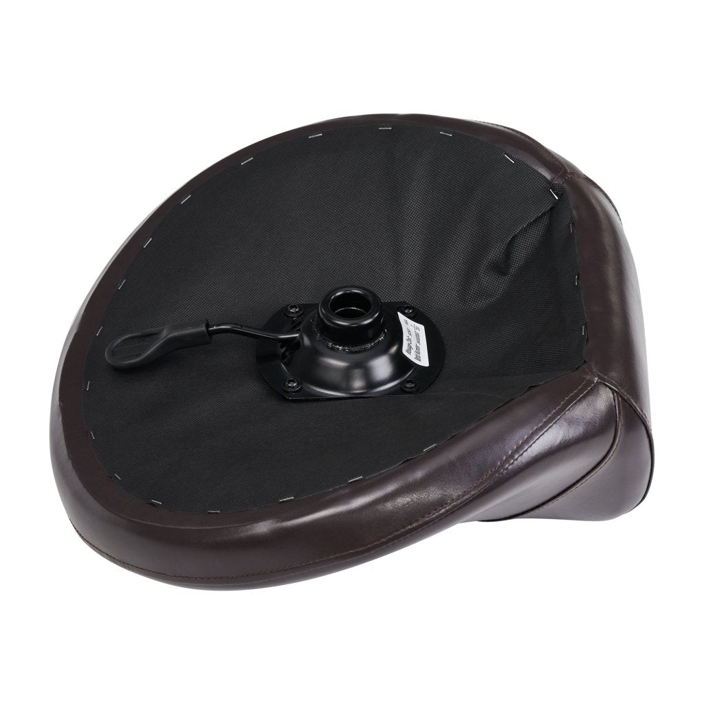 Professional Ergonomic Swivel Saddle Stool - Adjustable Hydraulic Massage Chair with Pneumatic Lift for Therapists, Rich Coffee Color - Perfect for Chiropractic Clinics, Spa Salons & Home Office Use