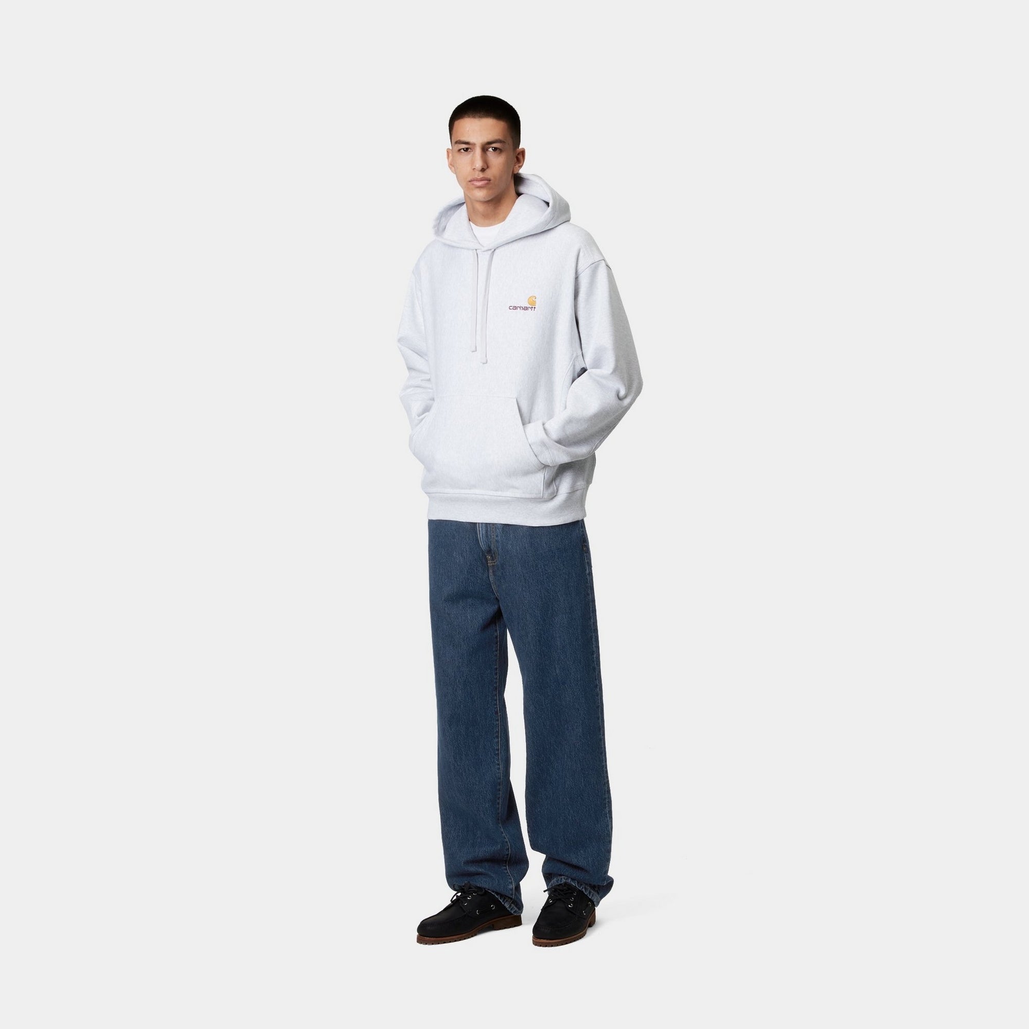Men's Aaron Pant - Stone Washed Blue Denim Jeans for Casual Wear & Everyday Comfort | Perfect for Work, Outings & Relaxing