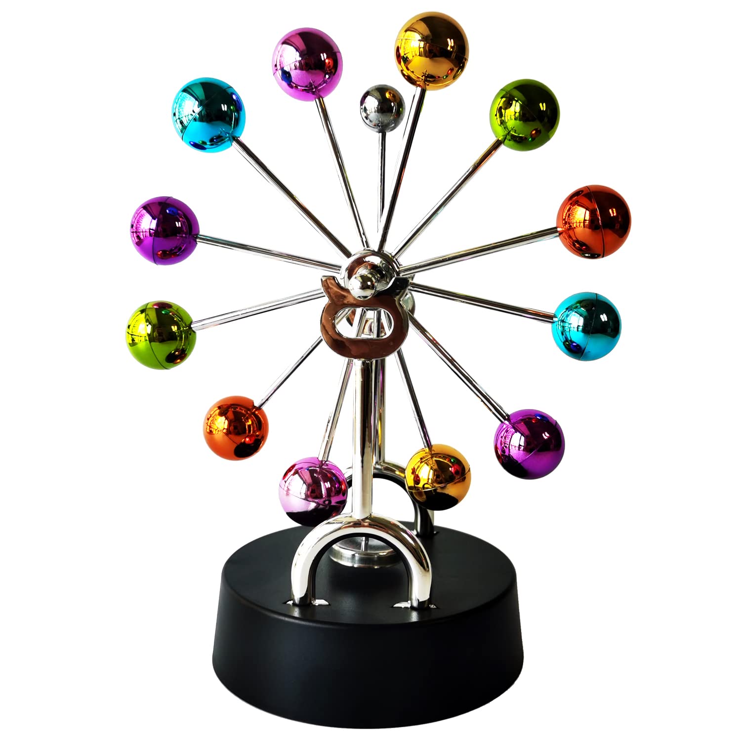 Tbaoshi Kinetic Art Asteroid Balance Ball - Educational Physics Science Toy for Kids, Magnetic Swing Perpetual Motion Desk Toy - Perfect for Home, Office & Classroom STEM Learning Activities