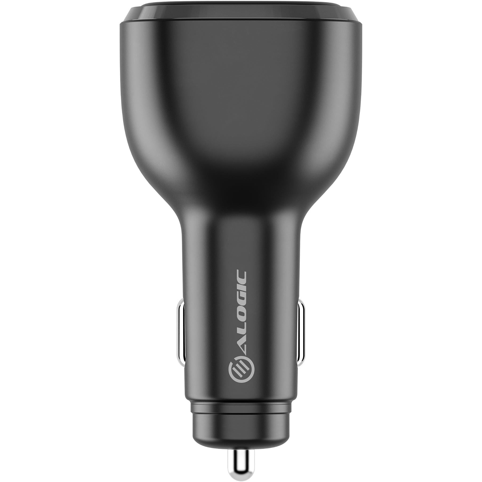 ALOGIC Rapid Power 165W Car Charger - Fast USB-C PD & QC 3.0 Charging for iPhone, Samsung, iPad, Laptop - Perfect for Road Trips & Long Commutes