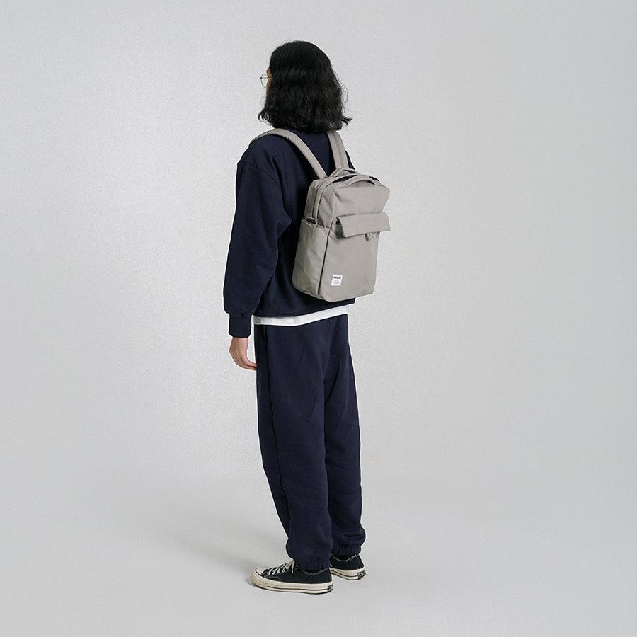 HELLOLULU Mini Carter All Day Backpack - Lightweight Laptop Backpack for Women, Soft Gray - Perfect for Work, Travel & School