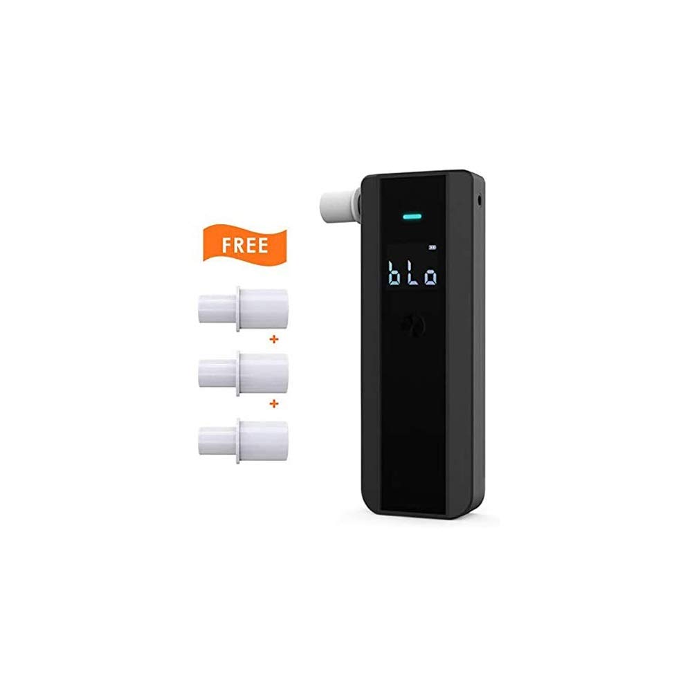 Professional Breathalyzer - High Accuracy Portable Alcohol Tester for Personal & Workplace Use | Reliable BAC Detection for Drivers, Partygoers & Safety Checks