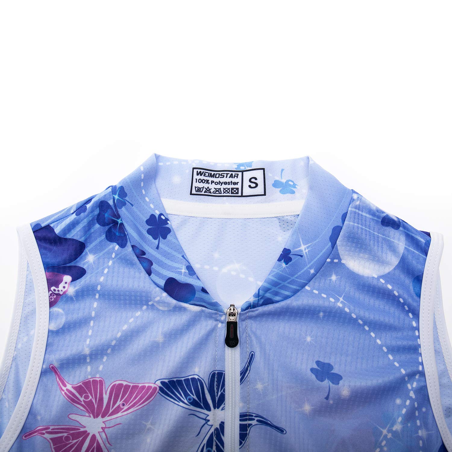 Weimostar Women's Cycling Vest - Half Zip Sleeveless Bike Jersey for MTB & Road Cycling - Lightweight & Breathable for Outdoor Sports & Commuting
