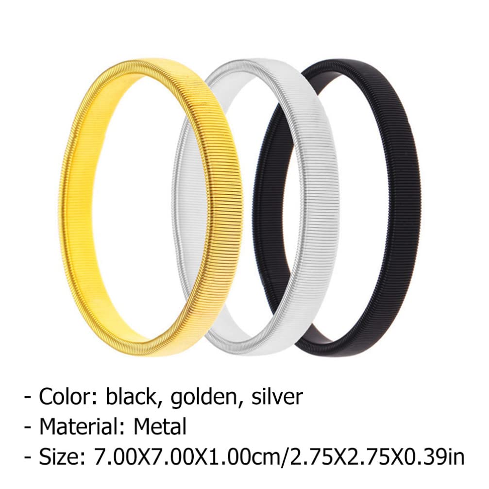 6pcs Men's Shirt Cuff Rings - Adjustable Sleeve Garters & Arm Bands for Formal Wear, Business Attire & Wedding Outfits - Elastic Shirt Sleeve Holders for Men - Perfect for Office, Parties & Special Occasions
