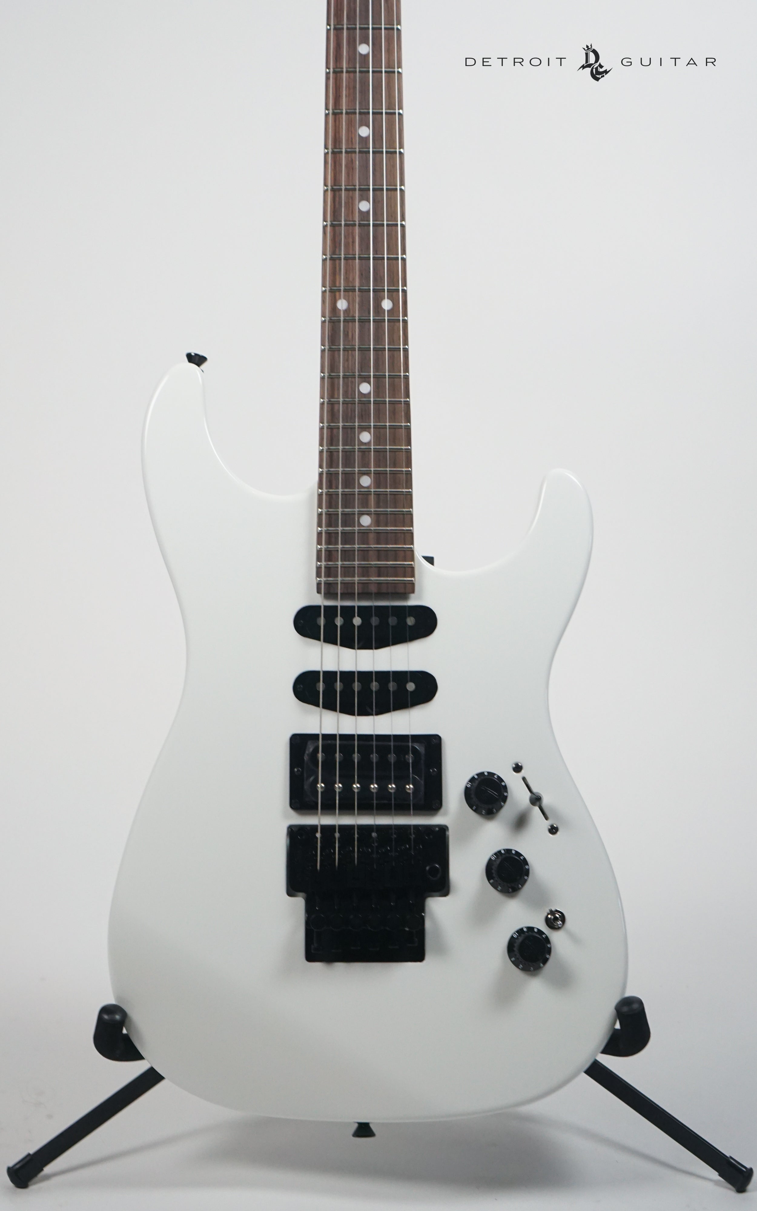 Fender Limited Edition HM Strat Reissue Electric Guitar - Bright White Finish with Gig Bag | Perfect for Rock, Blues & Stage Performances