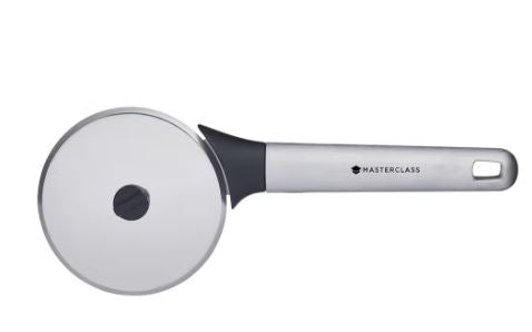 MasterClass Premium Stainless Steel Pizza Cutter - Sharp Blade for Easy Cutting & Cleaning - Perfect for Home Kitchen, Pizza Parties & Restaurant Use