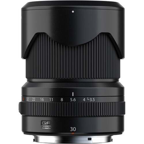 Fujifilm GF 30mm f/3.5 R WR GFX Lens (Black) - Wide Angle Prime Lens for GFX System | Perfect for Landscape, Architecture & Travel Photography