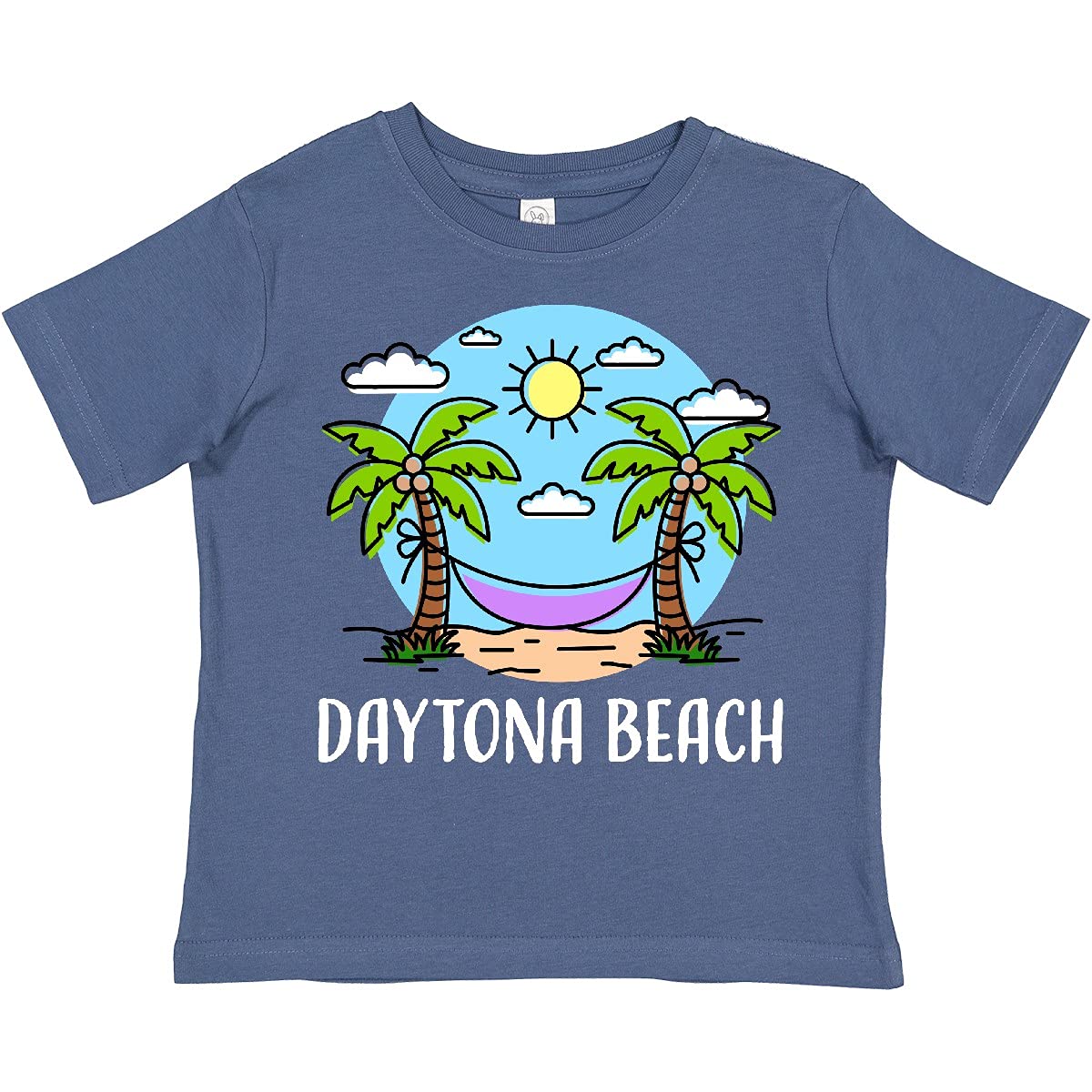 Inktastic Summer Vacation in Daytona Beach Toddler T-Shirt - Cute Kids Travel Shirt for Beach Trips & Family Vacations
