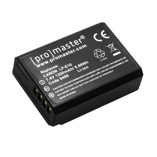 Original Canon LP-E10 Battery (7.4V/1200mAh) - Compatible with Canon EOS R100, EOS M200, M50, M6 & More - Perfect for Travel Photography & Vlogging
