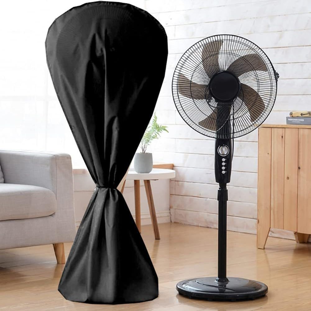 Waterproof & Dustproof Fan Cover for Standing & Round Floor Fans - Home Use, Indoor & Outdoor Protection
