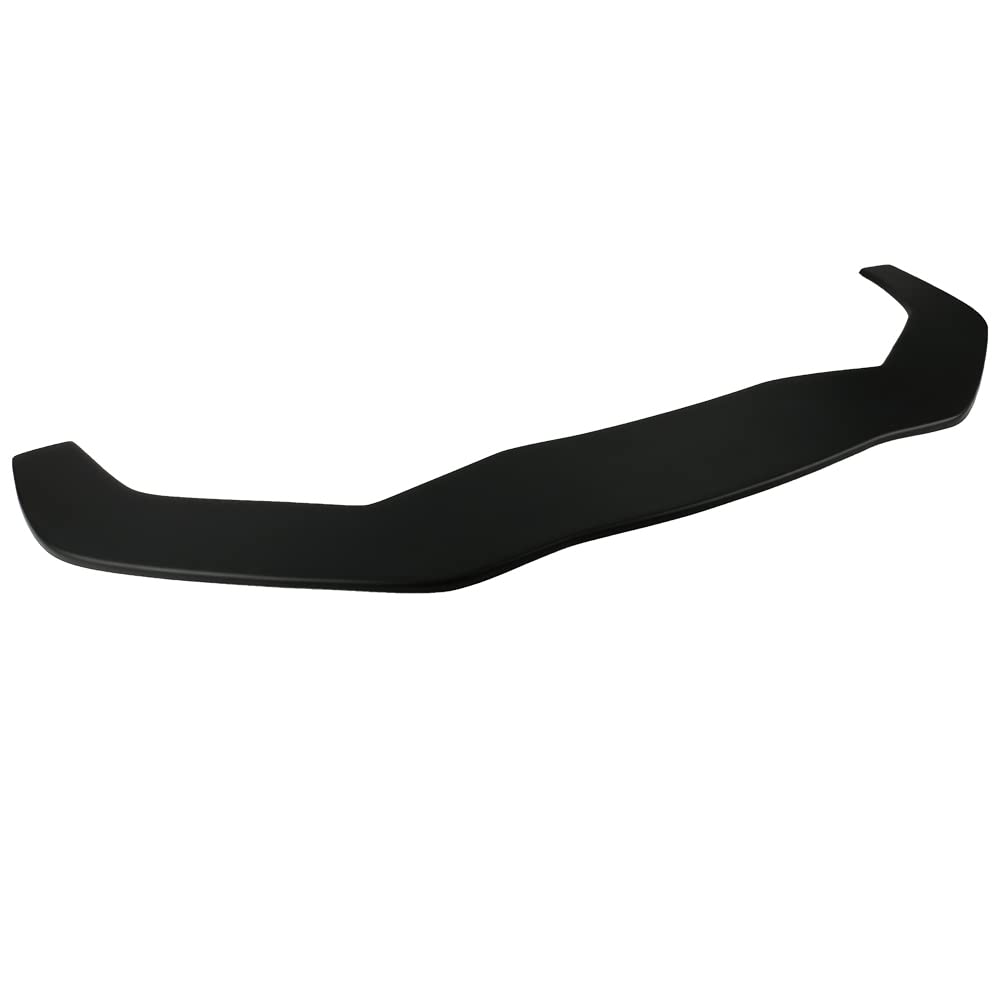 IKON MOTORSPORTS Front Splitter Lip & Rods for 2013-2020 Toyota 86 | Matte Black Polypropylene Body Kit | Air Dam Chin Bumper Spoiler with NEO Rods | Enhanced Aerodynamics & Sporty Styling for Street & Track Performance