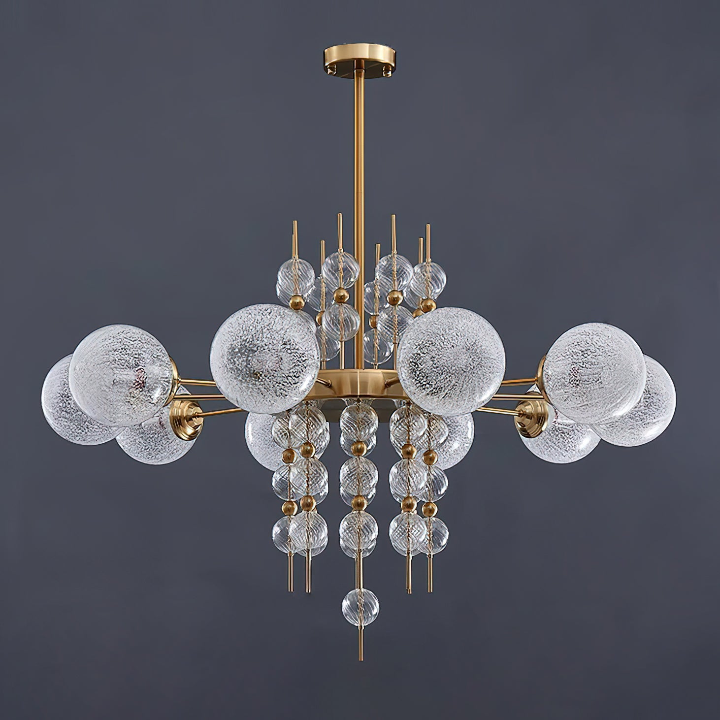 Calypso Chandelier - Elegant Crystal Ceiling Light Fixture for Dining Room, Bedroom & Living Room Decor | Modern Lighting for Home & Office
