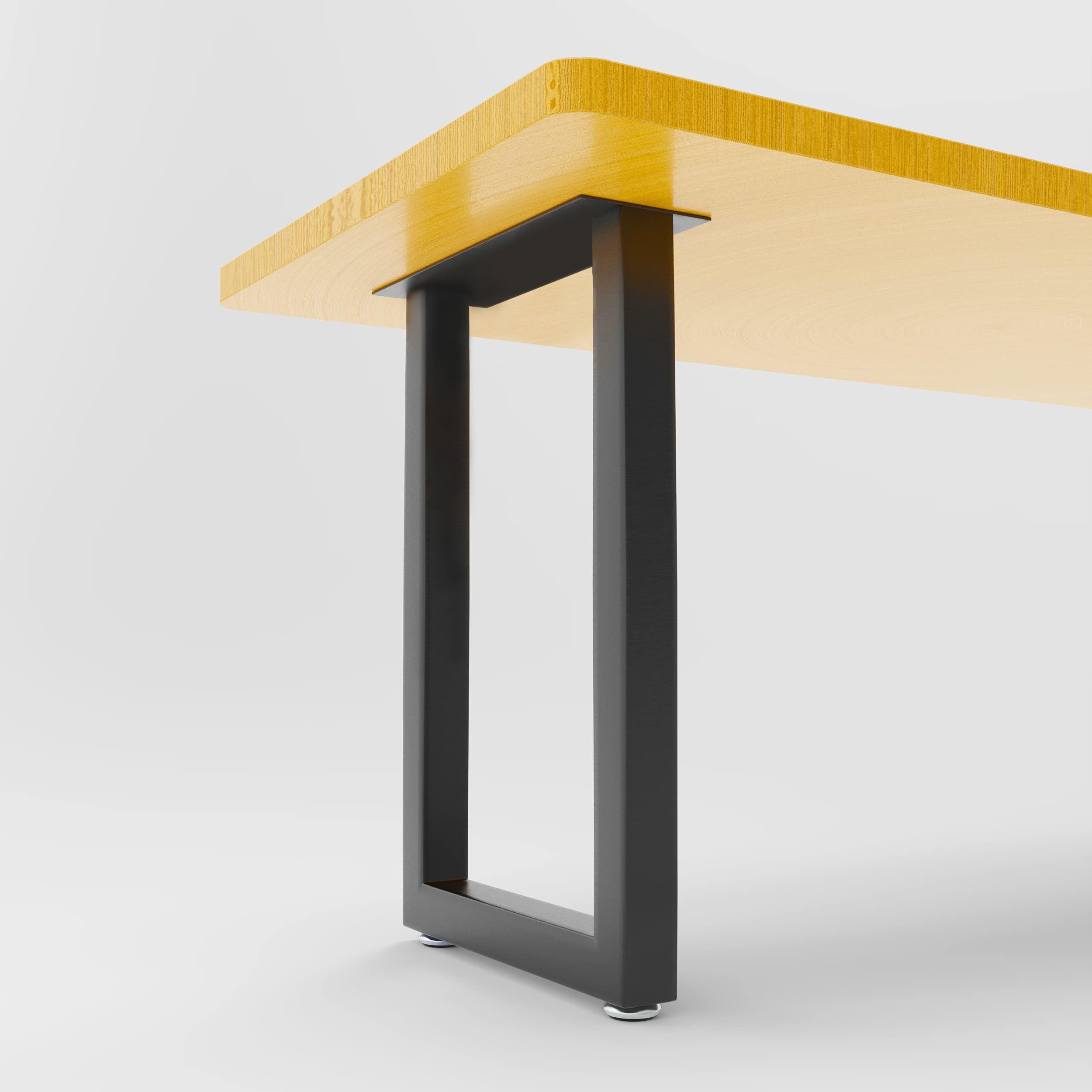 28 Inch Heavy Duty Metal Table Legs - Square Tube Replacement Legs for Coffee Tables, Dining Tables & Desks | Durable Furniture Legs for Home & Office Use