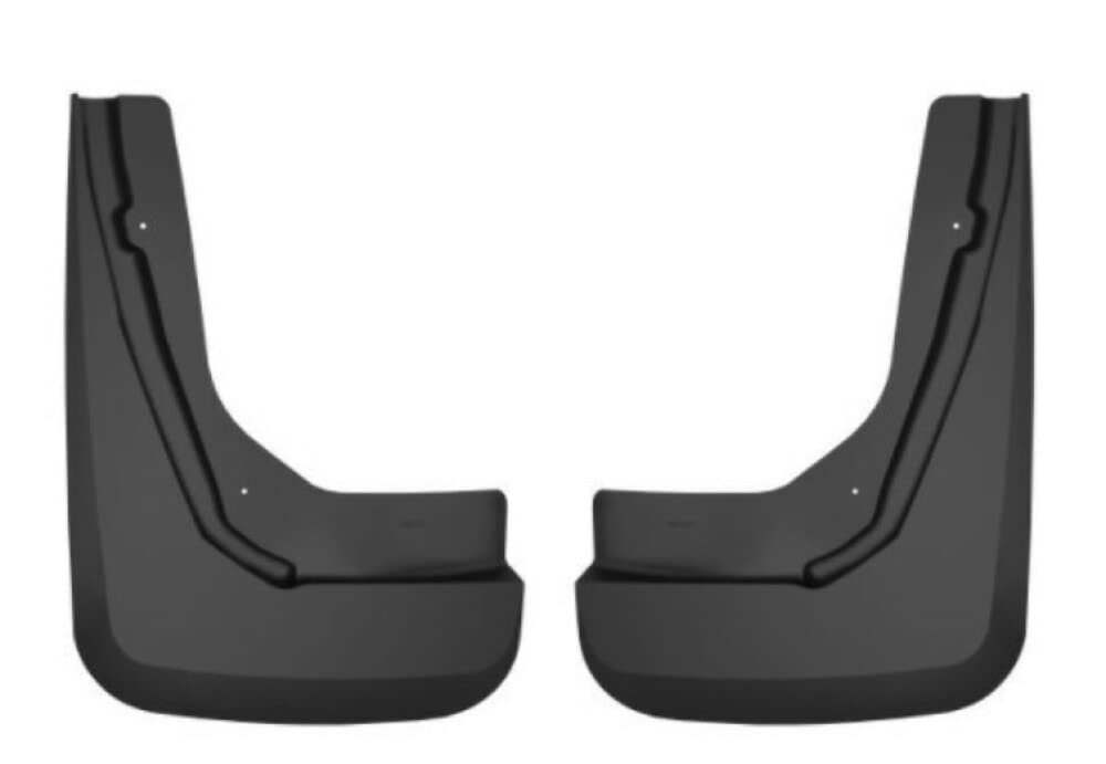 Husky Liners Front & Rear Mud Guards for 2021-2024 Chevy Suburban, Tahoe & GMC Yukon XL - Black 4-Piece Set (58246) | Heavy Duty Splash Guards for Off-Roading & Winter Driving Protection