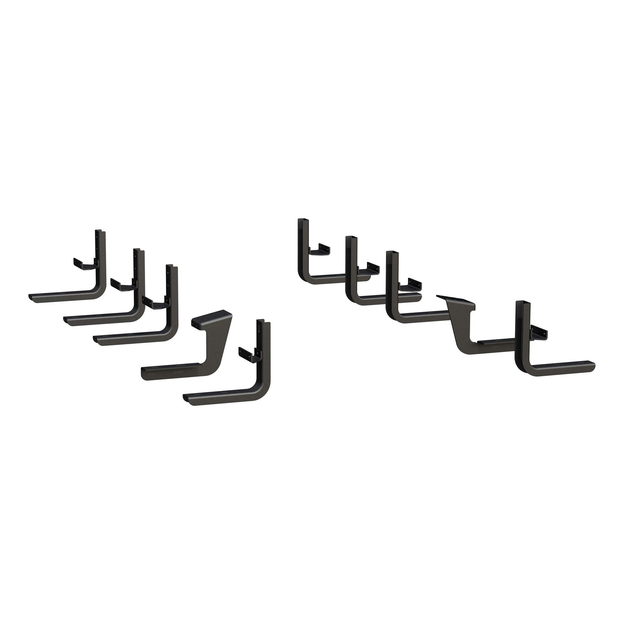 Luverne 401475 Heavy Duty Running Boards for Trucks - Non-Slip Step Bars with Black Powder Coat - Perfect for Chevy, Ford, Ram & GMC Pickup Trucks (Great for Off-Roading, Work Sites & Daily Commuting)