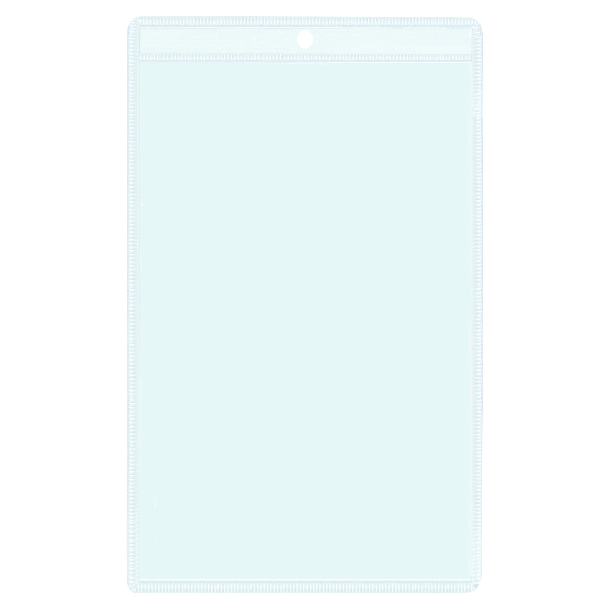 Aviditi 6x9 Inch Clear Vinyl Envelopes - Reusable Double-Sided Document Sleeves for Office & Warehouse - Dry Erase Marker Compatible - Pack of 50 - Perfect for Organizing Files, Protecting Documents, and Labeling Storage
