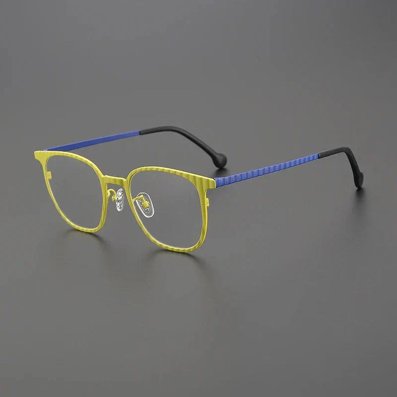 Premium Titanium Glasses Frame - Lightweight & Durable Square Eyewear for Men & Women | Perfect for Reading, Driving & Fashion Accessories