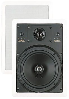 B.I.C. VI 38 3-Way In-Wall Speaker - High Performance Home Theater Audio System for Living Room, Bedroom & Home Cinema Installation