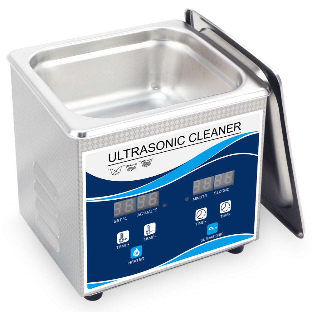 1.3L Digital Ultrasonic Cleaner for Jewelry, Glasses & Small Parts - Professional Ultrasonic Cleaning Machine with Degas Function for Home & Commercial Use